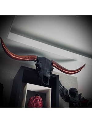 The Shogun Black Horn Dekoratif Duvar Objesi