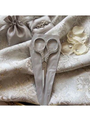 Güven Nişan Söz Makası Paslanmaz Çelik Gümüş Renk