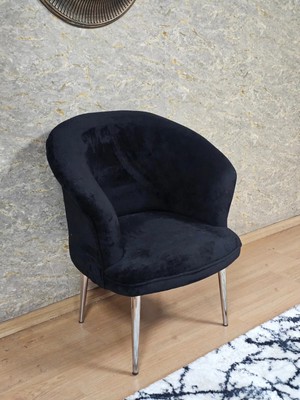Sevinç Mobilya Tekli Teddy Krom Kaplama Sivriltme Ayak Çay Seti Koltuk Tekli Berjer , Balkon, Salon, Ofis