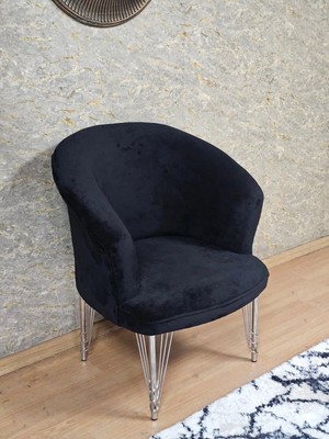 Sevinç Mobilya Tekli Teddy Krom Kaplama Telli Ayak Çay Seti Koltuk Tekli Berjer , Balkon, Salon, Ofis