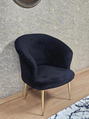 Sevinç Mobilya Tekli Teddy Gold Kaplama Sivriltme Ayak Çay Seti Koltuk Tekli Berjer , Balkon, Salon, Ofis