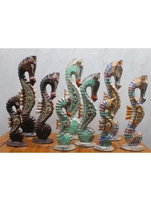 Uravas Store Ahşap 3'lü Denizatı Kumlu