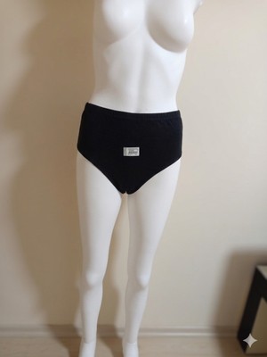 Berrak Baton Battalyüksek Bel 4 Adet Siyah Külot