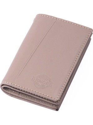 Deri Dikey Kartlık Gencer Leather Vizon