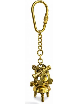 Marsilyan Pirinç Teodolit Anahtarlık