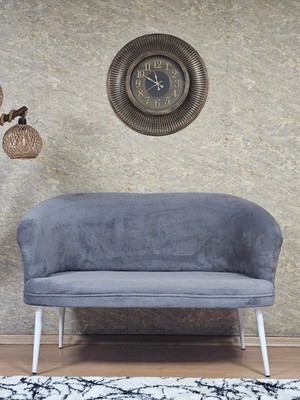 Sevinç Mobilya Ikili Teddy Beyaz Boyalı Sivriltme Ayak Çay Seti Koltuk Ikili Berjer , Balkon, Salon, Ofis
