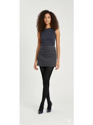 Marsilyan Daymod Kadın Zerde Desenli Micro Külotlu Çorap