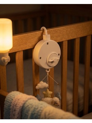 MiraLive Pil Gerektirmeyen Bebek Uyutucu Müzik Kutusu Pratik Asılabilir Model