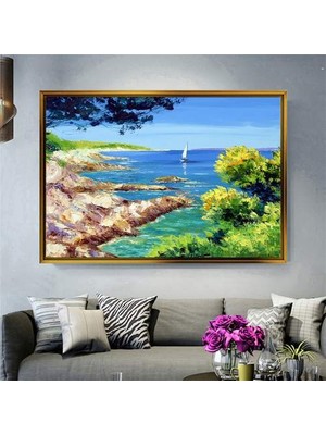 Giyense Altın Çerçeveli Dekoratif Tablo NYY693