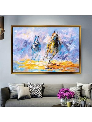 Giyense Altın Çerçeveli Dekoratif Tablo NYY854