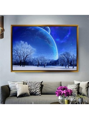 Giyense Altın Çerçeveli Dekoratif Tablo NYY1120