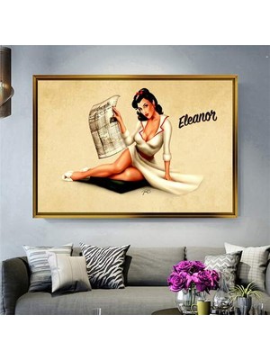 Giyense Altın Çerçeveli Dekoratif Tablo NYY1463