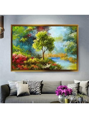 Giyense Altın Çerçeveli Dekoratif Tablo NYY1813