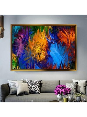 Giyense Altın Çerçeveli Dekoratif Tablo NYY944