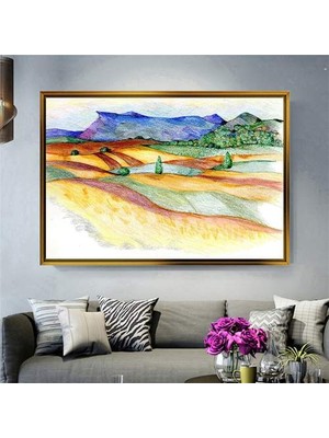 Giyense Altın Çerçeveli Dekoratif Tablo NYY211