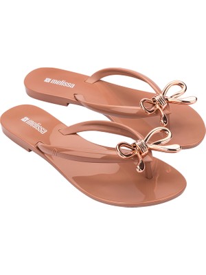 Melissa Harmonic Iris Ad Kadın-Kız Çocuk Parmak Arası Terlik 37847-KAHVE