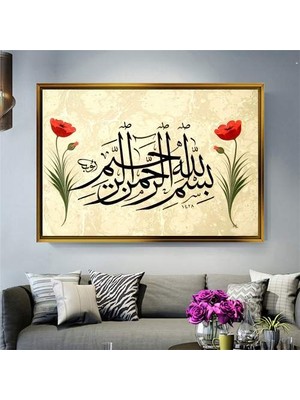 Giyense Altın Çerçeveli Dekoratif Tablo NYY1601