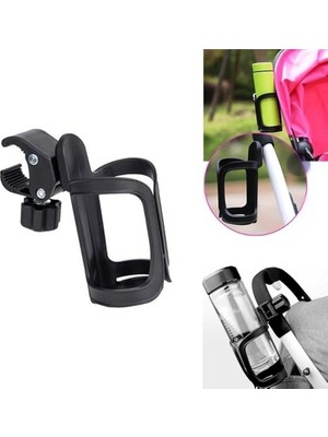 Bebek Arabası Bisiklet Scooter Uyumlu Ayarlanabilir Şişe Biberon ve Suluk Tutucu