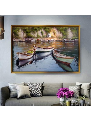 Giyense Altın Çerçeveli Dekoratif Tablo NYY209