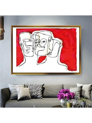 Giyense Altın Çerçeveli Dekoratif Tablo NYY315