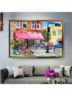 Giyense Altın Çerçeveli Dekoratif Tablo NYY1603