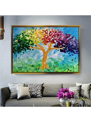 Giyense Altın Çerçeveli Dekoratif Tablo NYY1711