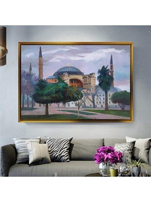 Giyense Altın Çerçeveli Dekoratif Tablo NYY1833