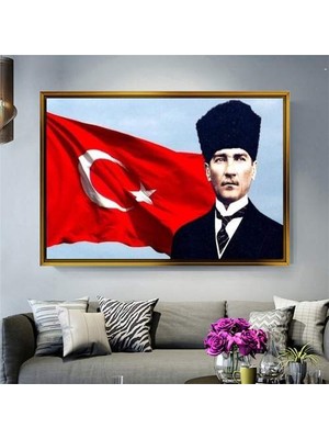Giyense Altın Çerçeveli Dekoratif Tablo NYY1871