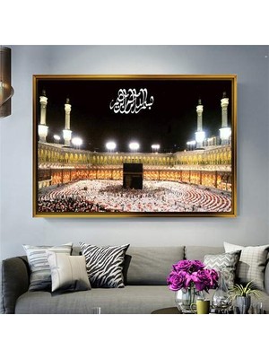 Giyense Altın Çerçeveli Dekoratif Tablo NYY1064