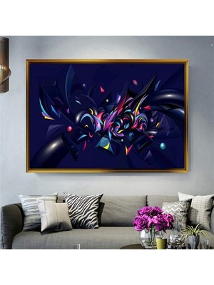 Giyense Altın Çerçeveli Dekoratif Tablo NYY1294