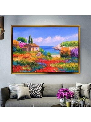 Giyense Altın Çerçeveli Dekoratif Tablo NYY656