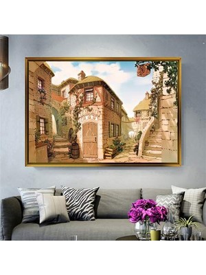 Giyense Altın Çerçeveli Dekoratif Tablo NYY669