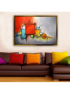 Giyense Altın Çerçeveli Dekoratif Tablo NYY1753