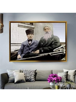 Giyense Altın Çerçeveli Dekoratif Tablo NYY1914