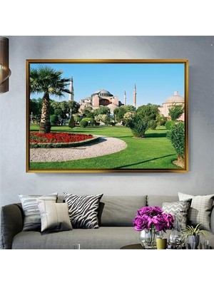 Giyense Altın Çerçeveli Dekoratif Tablo NYY1436