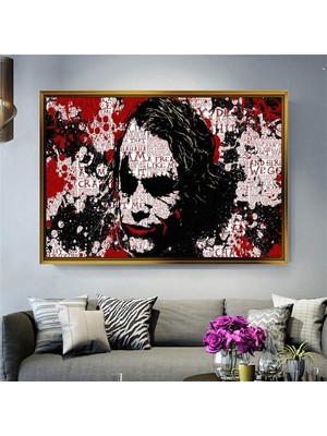 Giyense Altın Çerçeveli Dekoratif Tablo NYY1117