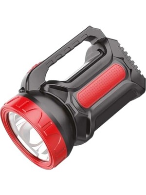 Şarjlı LED El Feneri Güçlü LED Işık Kamp Lambası  Soma Power LED Geci El Feneri          [ A]