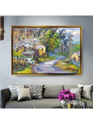 Giyense Altın Çerçeveli Dekoratif Tablo NYY56