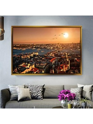 Giyense Altın Çerçeveli Dekoratif Tablo NYY1977