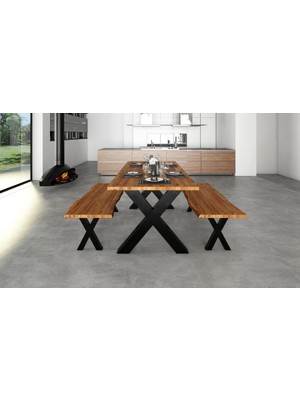 Brew 2 Banklı Yemek Masası