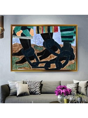 Giyense Altın Çerçeveli Dekoratif Tablo NYY125