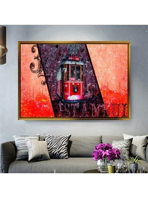 Giyense Altın Çerçeveli Dekoratif Tablo NYY151