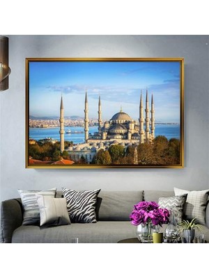 Giyense Altın Çerçeveli Dekoratif Tablo NYY368