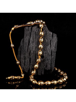 İskender Tesbih Özel Tasarımlı Koleksiyonluk Altın Tesbih