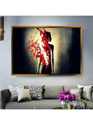 Giyense Altın Çerçeveli Dekoratif Tablo NYY505