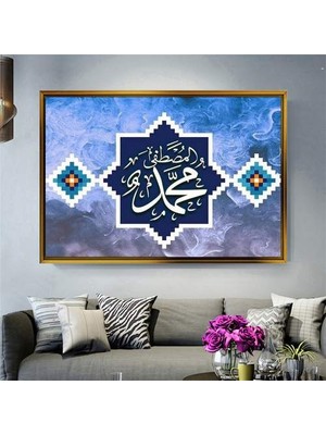 Giyense Altın Çerçeveli Dekoratif Tablo NYY1217