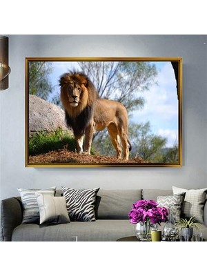 Giyense Altın Çerçeveli Dekoratif Tablo NYY371