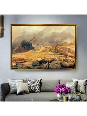 Giyense Altın Çerçeveli Dekoratif Tablo NYY703