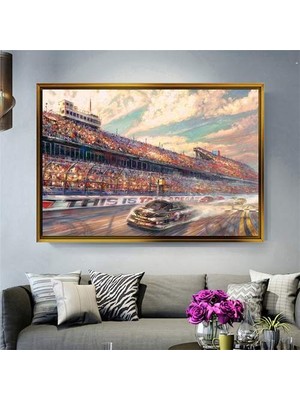 Giyense Altın Çerçeveli Dekoratif Tablo NYY1658