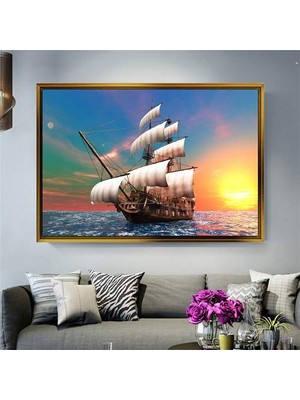 Giyense Altın Çerçeveli Dekoratif Tablo NYY1920